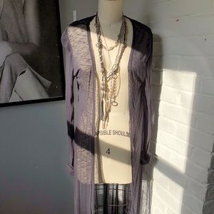 Free People Sheer Maxi Duster